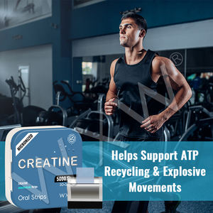 Tiras de disolución de Monohidrato de Creatina personalizadas, película fina Oral de creatina, suplemento de creatina, película soluble Oral - Product Image 2