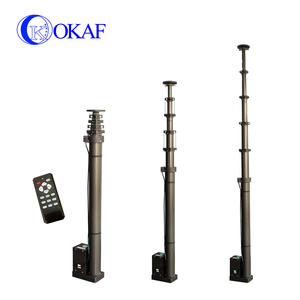 Mât électrique monté sur véhicule en alliage d'aluminium de haute qualité, <span class=keywords><strong>antenne</strong></span> télescopique mobile, <span class=keywords><strong>poteau</strong></span> télescopique électrique avec trépied - Product Image 4