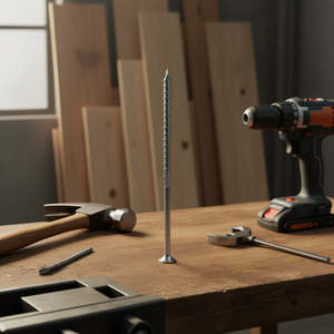 Tornillo para madera Swg de 8 mm y 200 mm, perfil T, cabeza de acero galvanizado, métrico, grado A2, 25 piezas - Product Image 2