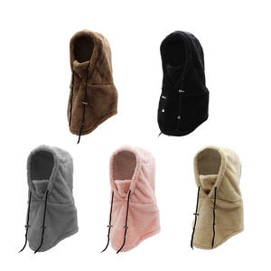 Cagoule polaire haute performance anti-UV coupe-vent pour sports d'hiver, couvre-tête intégral chaud en peluche pour hommes et femmes - Product Image 1