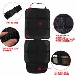 Funda para asiento de coche, protector de asiento de coche de cuero Oxford PU, alfombrillas protectoras para asientos de niños, cojín protector para bebés y niños - Product Image 2