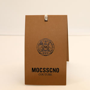 مخصص عالية الجودة حقائب الملابس عالية الجودة الأحذية قائمة الأزياء تصميم الشعار اسم العلامة التجارية الشاشة الحريرية المطبوعة المعاد تدويرها ورقة - Product Image 5