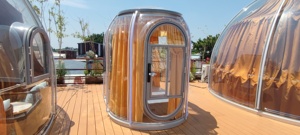 โดมโพลีคาร์บอเนตสำหรับห้องโดยสารที่เต็มไปด้วยดวงดาวในเยอรมันซึ่งสามารถทำให้2คนโรแมนติกได้เพลิดเพลินกับวิว360-dregree ดาว - Product Image 6