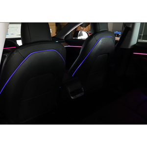 Kit de Luces Ambientales Interiores Personalizadas para Tesla Model 3 2019-2020, Lámpara LED Symphony para el Tablero y las Puertas, Luz Ambiental de Fábrica - Product Image 3