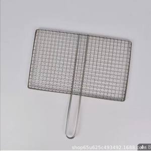 Grille de barbecue en acier inoxydable, maille carrée pour viande, légumes et poisson, outil de cuisson durable - Product Image 3