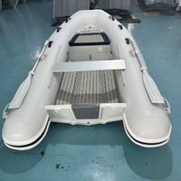 Bateau pneumatique rigide de 290 cm avec coque en aluminium, capacité 4 personnes, Achilles Hypalon avec rangement avant, luxe, fabrication chinoise OEM ODM