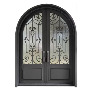 <span class=keywords><strong>Porte</strong></span> de sécurité minimaliste à cadre métallique fin, <span class=keywords><strong>grille</strong></span> en fer forgé, <span class=keywords><strong>porte</strong></span> en verre, taille personnalisée disponible - Product Image 5