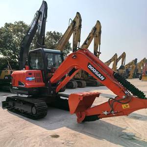 Excavatrice Doosan DX60-9C d'occasion, mini-excavatrice coréenne de seconde main, machine de terrassement à vendre. - Product Image 2