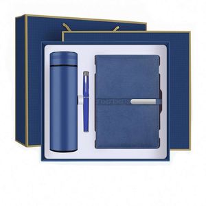 <b>Stationary</b> <b>Gift</b> <b>Set</b> Supplies Promotional <b>Gifts</b> Notebook <b>Set</b> with Pen and Stainless Steel Thermos Cup Stationery <b>Gift</b> <b>Set</b> Office - Product Image 3