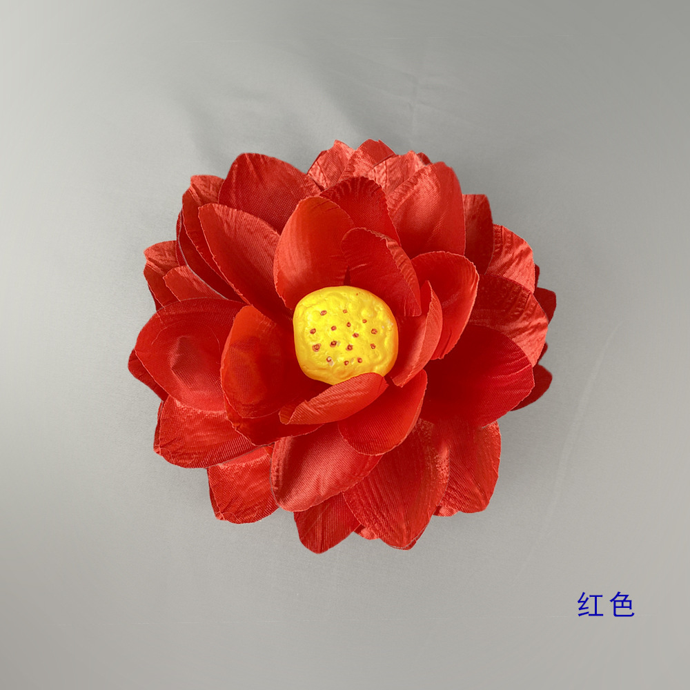 Fleur de lotus 18 cm - Rouge vif