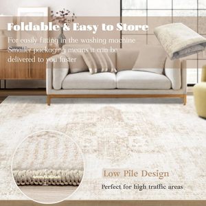 <span class=keywords><strong>Vintage</strong></span> Boho medaglione Area tappeto lavabile antiscivolo morbido bassa pila Runner per ingresso zerbino per cucina bagno corridoio retrò - Product Image 6