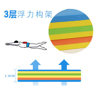 Planche de natation Qilang EVA pour enfants et adultes, entraînement en piscine, 25-34 pouces, fabriqué en Chine - Product Image 5