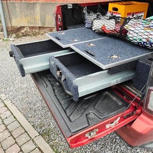 Plataforma Trasera para Minivan Camper Todoterreno, Solución de Almacenamiento de Carga para Camioneta de Servicio Pesado, Deslizadores, Cajones para la Caja de Jeep Gladiator - Product Image 5