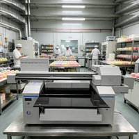 LSTA1-LT026 Printer Kue Flatbed untuk Pencetakan Warna Penuh pada Macaron, Permen, Cokelat, dan Kue