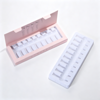 Boîte en papier cosmétique personnalisée, boîte d'emballage pour ampoules, boîte rigide pliante de luxe pour sérum à l'acide hyaluronique, parfum, soins de la peau