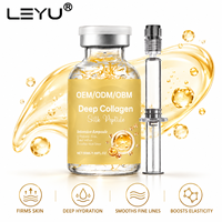 Sérum Ampoule Anti-Âge Hydratant et Raffermissant au Collagène et Peptides de Soie, Marque Privée OEM/ODM/OBM avec Logo Personnalisé