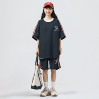 Streetwear personnalisé 2 pièces unisexe hommes été jogger ensemble survêtements gaufré hommes t-shirt short ensemble