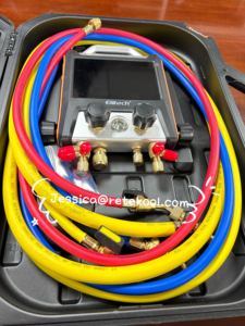 <span class=keywords><strong>Manifold</strong></span> Digital Inteligente Elitech MS-4000 <span class=keywords><strong>HVAC</strong></span> 4 Vias para Ar Condicionado com Transmissor de Vácuo - Product Image 4