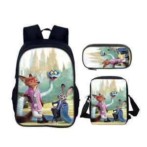 Mochila Escolar y Bolsa de Hombro de Zootopia 2, Juego de Tres Piezas, Mochila Infantil de Zootopia 2, Gran Venta - Product Image 2