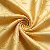 Tissu Jacquard Métallique 100% Polyester Direct Usine, Écologique et Durable, Largeur 58/60 pouces, pour Emballage de Boîtes Cosmétiques et Décoration