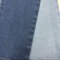 Tissu denim 12,2 oz en coton et polyester, sergé cassé, largeur 180-182, vente en gros pour vêtements, jupes et jeans