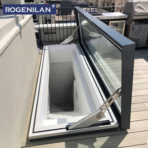 ROGENILAN Fenêtre de toit motorisée en aluminium à rupture de pont thermique, double vitrage Low-E, pour extérieur, Dachfenster - Product Image 4