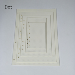 Recambio de Papel para Cuaderno Espiral, 40 <span class=keywords><strong>Hojas</strong></span> <span class=keywords><strong>con</strong></span> Cuadrícula de <span class=keywords><strong>Puntos</strong></span>, <span class=keywords><strong>Hojas</strong></span> Sueltas para Carpetas de Anillas, Recambio para Papel de Agenda Filofax - Product Image 2