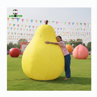 Airfun personnalisé grand ballon gonflable fruit poire pastèque pêche mangue ananas fraise air froid