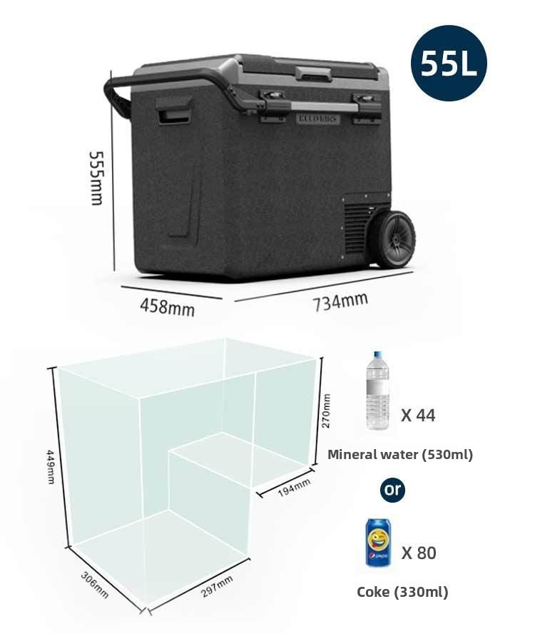 Black 55L
