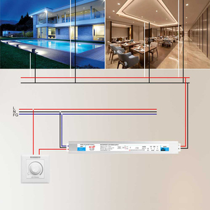 ไดรเวอร์ไฟ LED แบบหรี่แสงได้ IP67 CV 36W TRIAC/0-10V/1-10V/10V PWM/Rx  100-240V AC-DC 12V 24V สำหรับกล่องไฟโฆษณา - Product Image 6