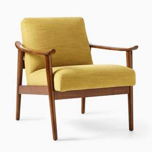 Canapé de style nordique moderne avec cadre en bois massif, <span class=keywords><strong>fauteuil</strong></span> de détente, <span class=keywords><strong>fauteuil</strong></span> en bois <span class=keywords><strong>pour</strong></span> salon - Product Image 6