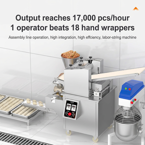 Food Grade Stainless Steel Dumpling Forming Machine Pure Copper Silent Motor Handmade Crimped Dumpling Processing Equipment - Product Image 2