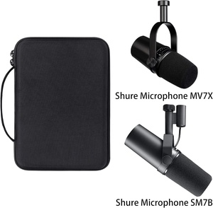 Housse de transport rigide EVA portable personnalisée pour microphone dynamique vocal <span class=keywords><strong>Shure</strong></span> <span class=keywords><strong>SM7B</strong></span>/MV7 SM7dB Sac de rangement de transport rigide portable - Product Image 3