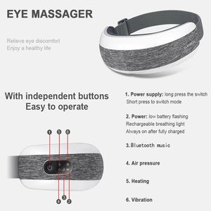Masajeador Ocular Inteligente con Compresión de Aire y Calor, Alivio Efectivo para Ojos Cansados y Ojeras - Product Image 2