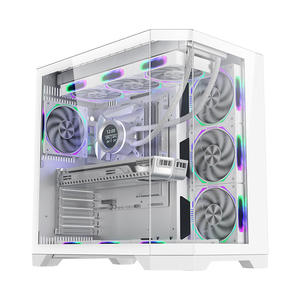 Boîtiers d'ordinateur de jeu Dreamer Plus HD Perspective ATX360 Mid Tower, tours, refroidissement par eau, <span class=keywords><strong>aquarium</strong></span> panoramique, verre sur trois côtés, mer - Product Image 1
