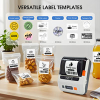 Imprimante portable 3 pouces du fabricant, mini imprimante d'étiquettes 80 mm, imprimante thermique mobile pour étiquettes d'expédition