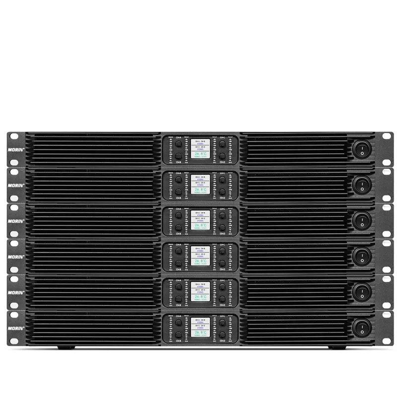 MORIN high powered 4 kanal 1600W 1U klasse D audio verstärker