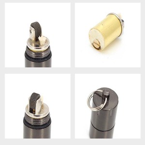 Mini cherosene accendino portachiavi capsula <span class=keywords><strong>benzina</strong></span> fuoco campeggio compatto macinazione per <span class=keywords><strong>accendini</strong></span> all'aperto strumento di sopravvivenza - Product Image 4