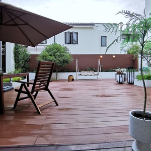 Hoogwaardige Wpc-Terrasplanken Voor Villa 'S-Houtnerf Textuur Past Luxe Tuinterrassen Villa Binnenplaatsen Privé Zwembad Wpc Dekken - Product Image 5