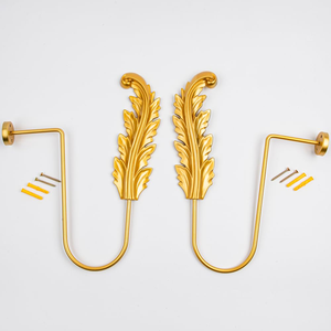 Thiết kế mới chất lượng cao nhựa Rèm tiebacks tường móc holdback cho rèm cửa - Product Image 4