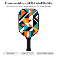 Raquette de pickleball professionnelle R Koda Honeycomb, surface texturée, légère, portable, réduction des vibrations, utilisation en compétition, personnalisable