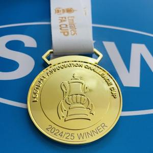 Medallas 3D de Metal Chapadas en Oro Pulido para Fútbol, para Clubes de la Serie, para el Campeón de Flamengo, Insignias Conmemorativas UV - Product Image 5