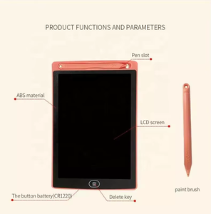 10 inch LCD Vẽ Tablet tủ lạnh tin nhắn điện tử Pad xách tay LCD Bảng vẽ cho trẻ em điện tử bằng văn bản Pad - Product Image 6