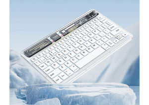 Portable Slim Rechargeable Small Wireless Magnetic <b>Keyboard</b> <b>bluetooth</b> Transparent <b>Keyboard</b> for Tablet - Product Image 4