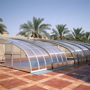 Équipement automatique de couverture d'hiver en PVC de ligne centrale pour piscines de spa Enclos de <span class=keywords><strong>piscine</strong></span> en vente - Product Image 2