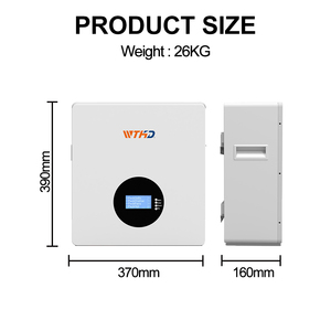 Batería de Litio de Alta Capacidad para Montaje en Pared, 2.5KWH, 25.6V, 100AH, Almacenamiento de Energía Doméstica - Product Image 4