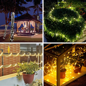 Outdoor Garden Decoration Solar LED Strip <b>Light</b> IP66 Waterproof Fence Patio <b>Tree</b> Lighting 10M for Camping Party Landscape SL2 SL - Product Image 6