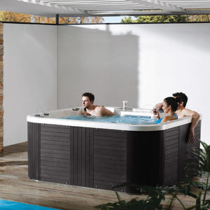 Jacuzzi Exterior AOWO para 5 Personas con Sistema Balboa y Cubierta, Bañera de Hidromasaje, Spa, Estilo Similar al Mona Lisa - Product Image 3