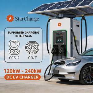 Starcharge Titan V5 UL CE Station de recharge à cycle profond multi-démarrages 120kW-240kW avec RFID, QR et application, service après-vente mondial localisé - Product Image 1