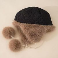 Chapeau en fourrure de renard doublé de fourrure de mangoustan avec queue, chapeau d'hiver épaissi avec cache-oreilles, chapeau Lei Feng en fourrure de vison américain